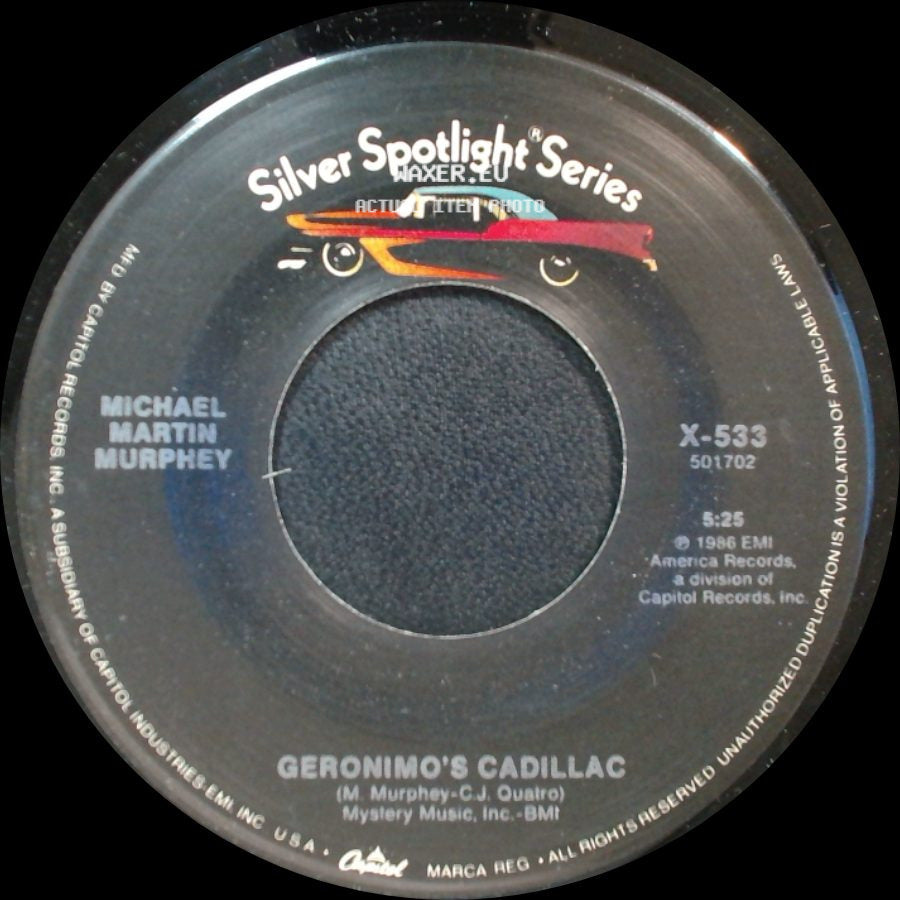 Michael Martin Murphey - Wildfire / Geronimo's Cadillac side B