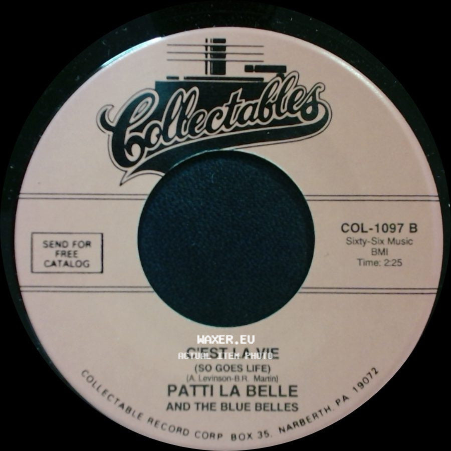 Patti La Belle And The Blue Belles - C'est La Vie (So Goes Life) / Down The Isle (Wedding Song) side A