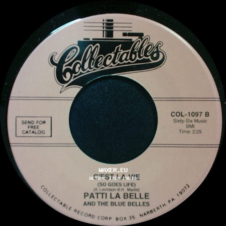 Patti La Belle And The Blue Belles - C'est La Vie (So Goes Life) / Down The Isle (Wedding Song) side A