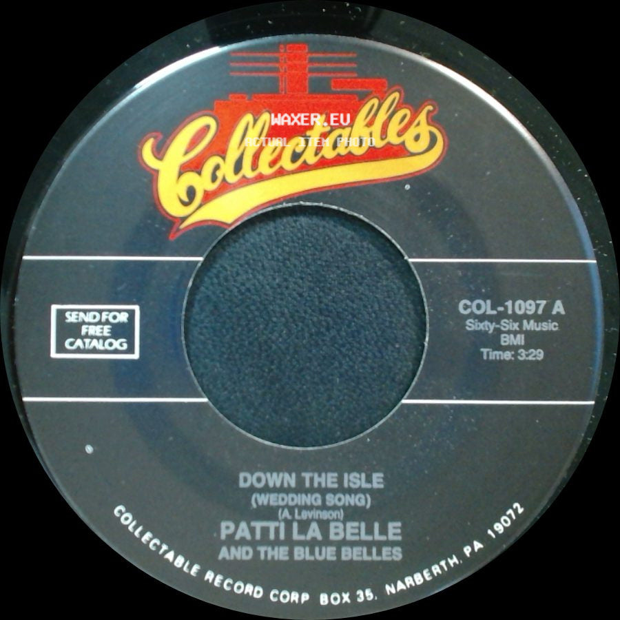 Patti La Belle And The Blue Belles - C'est La Vie (So Goes Life) / Down The Isle (Wedding Song) side B