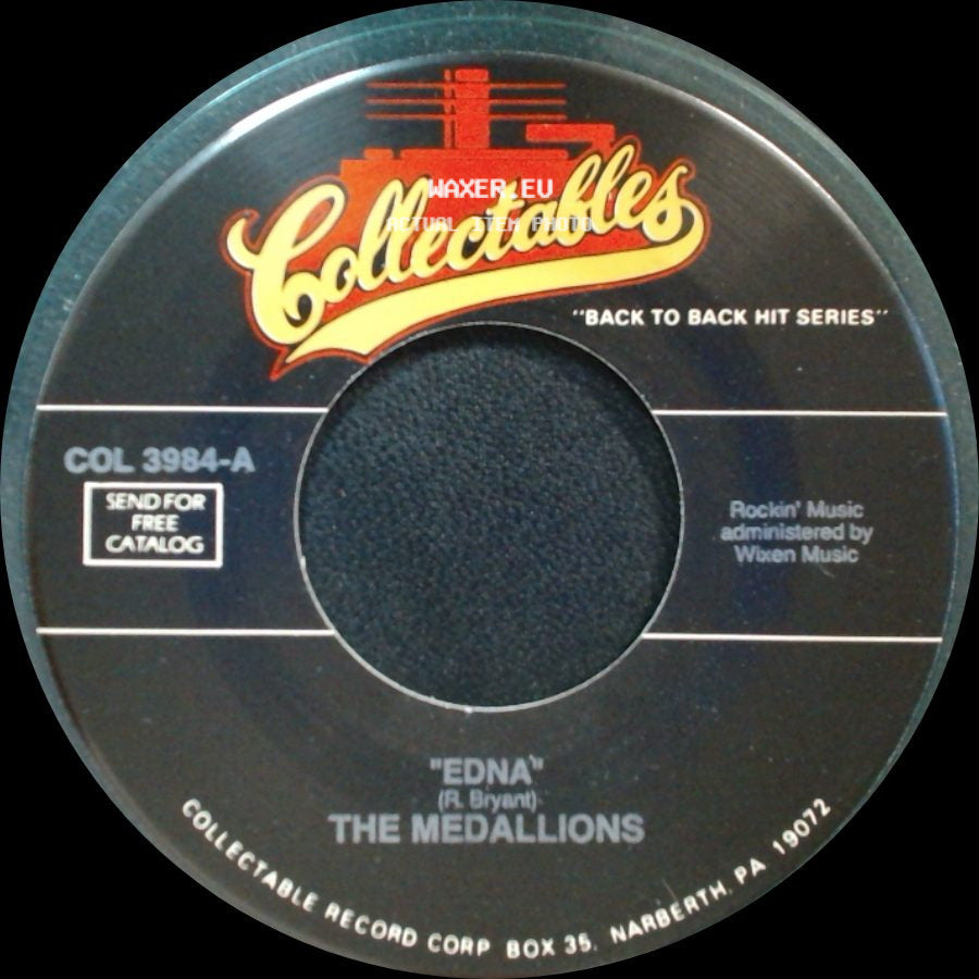 The Medallions - Edna / Speedin' side A