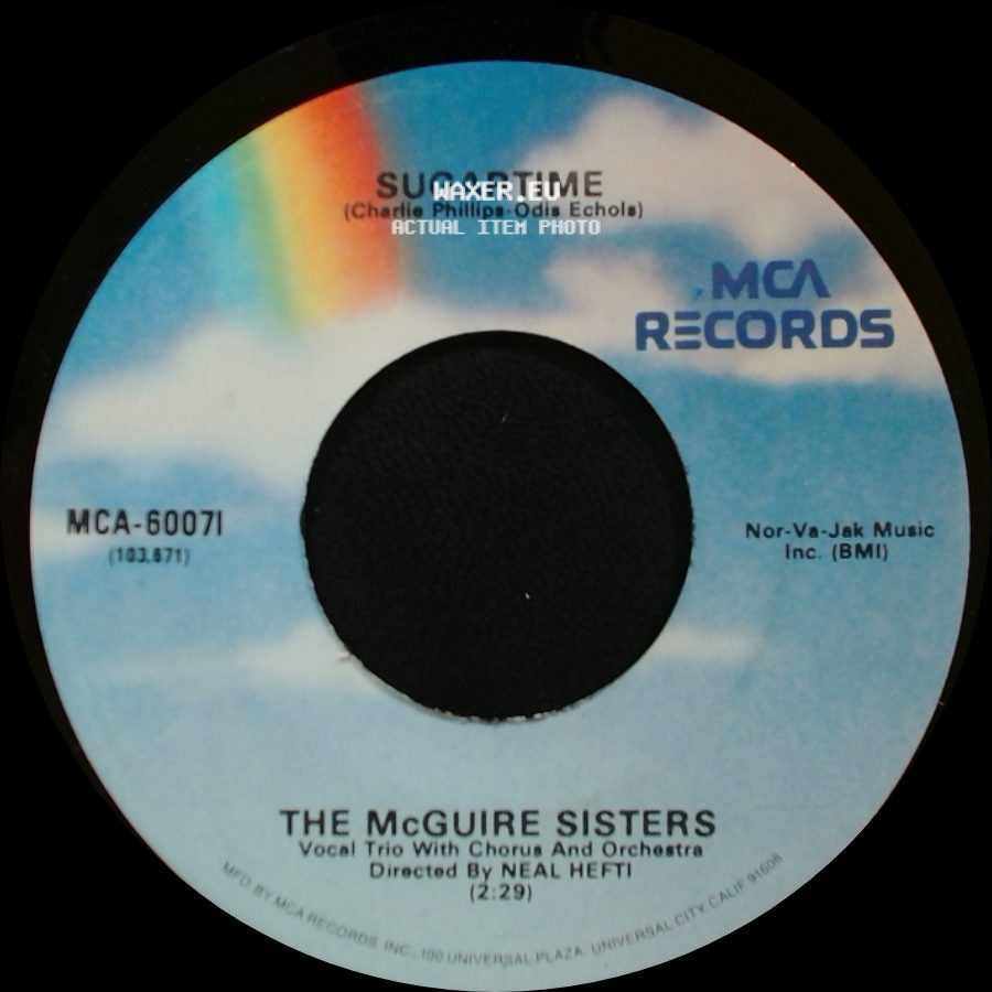 The Mcguire Sisters - Sugartime / Sincerely side A