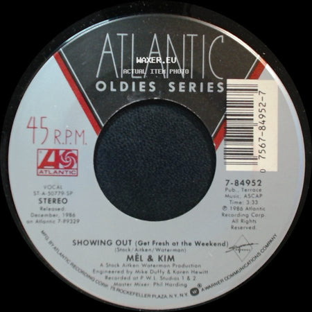 Mel & Kim - Showing Out (Get Fresh At The Weekend) / Respectable side A