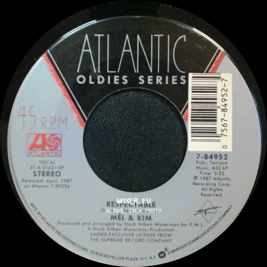 Mel & Kim - Showing Out (Get Fresh At The Weekend) / Respectable side B