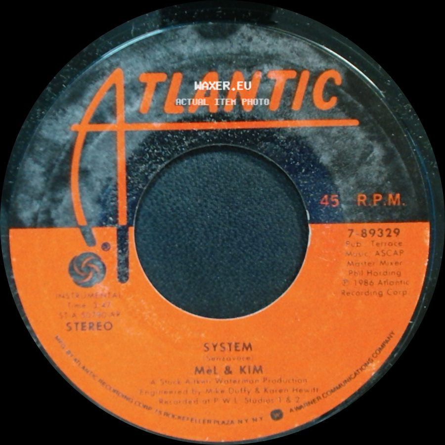 Mel & Kim - Showing Out (Get Fresh At The Weekend) / System side B