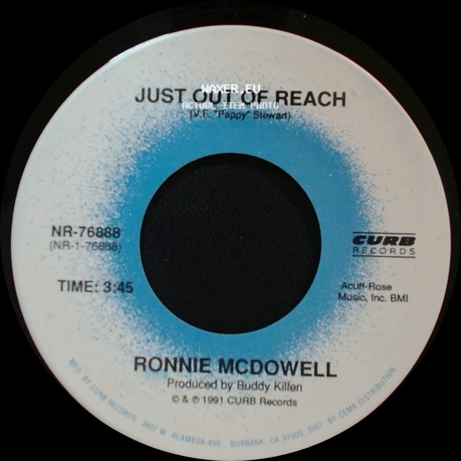 Ronnie Mcdowell - Since I Don't Have You / Just Out Of Reach side B