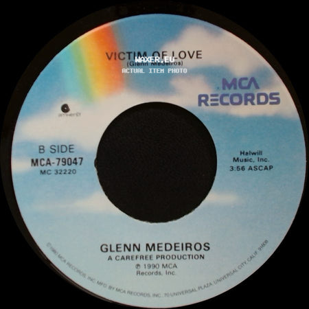 Glenn Medeiros Featuring Bobby Brown / Glenn Medeiros - She Ain't Worth It / Victim Of Love side B