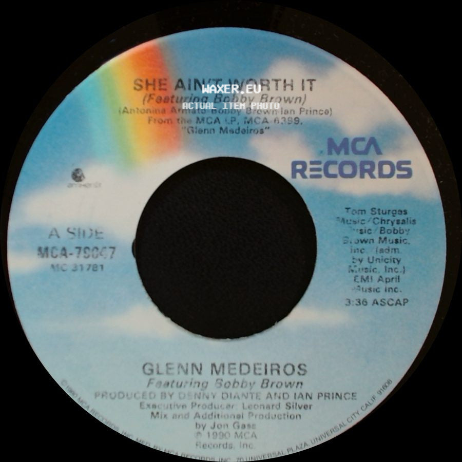Glenn Medeiros - She Ain't Worth It (Featuring Bobby Brown) / Victim Of Love side A