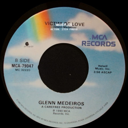Glenn Medeiros Featuring Bobby Brown / Glenn Medeiros - She Ain't Worth It / Victim Of Love side B