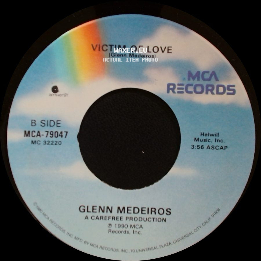 Glenn Medeiros Featuring Bobby Brown / Glenn Medeiros - She Ain't Worth It / Victim Of Love side B