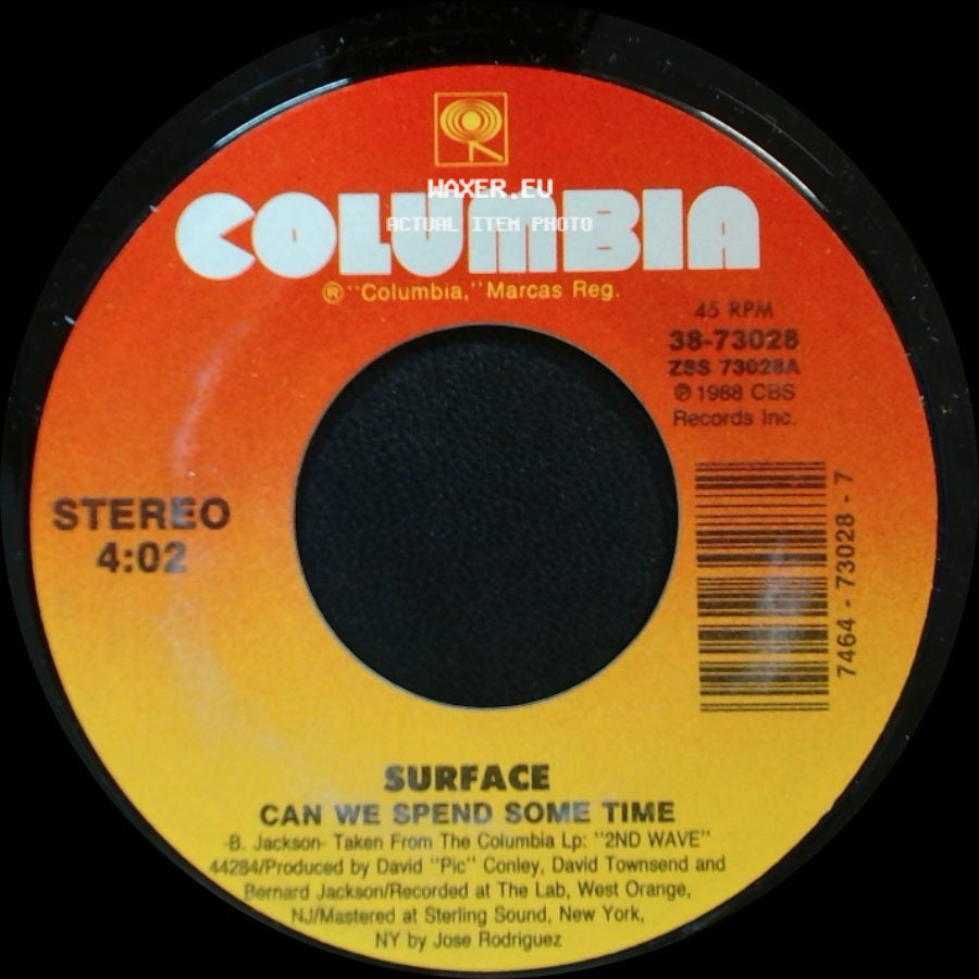 Surface - Can We Spend Some Time / Who Loves You side A