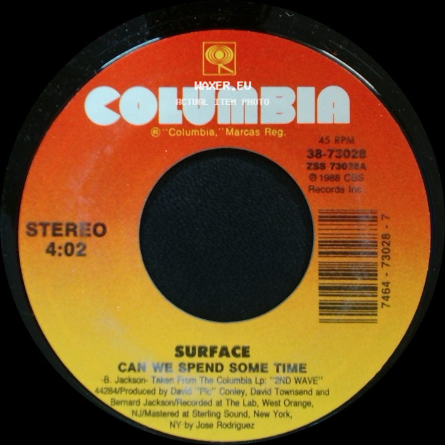 Surface - Can We Spend Some Time / Who Loves You side A
