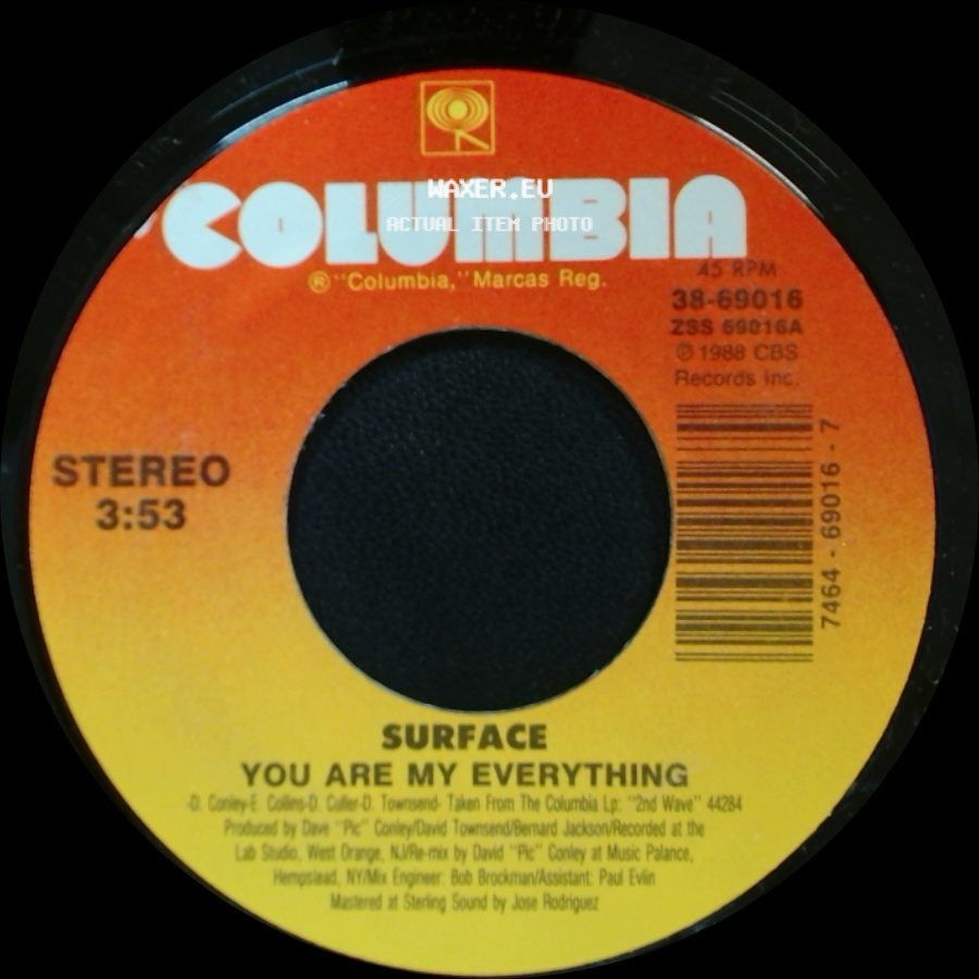 Surface - You Are My Everything / Feels So Good side A