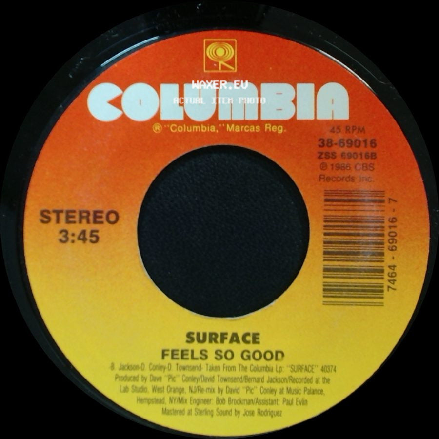 Surface - You Are My Everything / Feels So Good side B