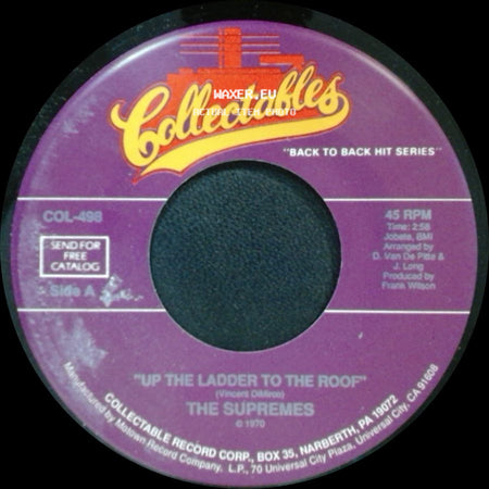 The Supremes - Up The Ladder To The Roof / Nathan Jones side A