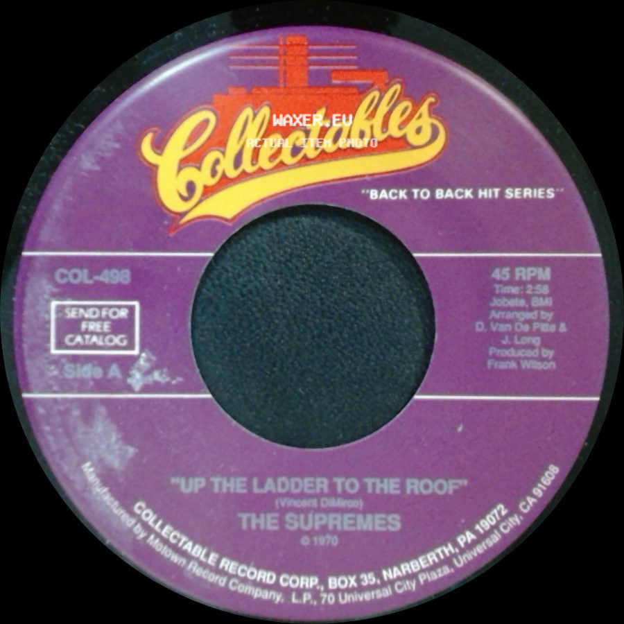The Supremes - Up The Ladder To The Roof / Nathan Jones side A