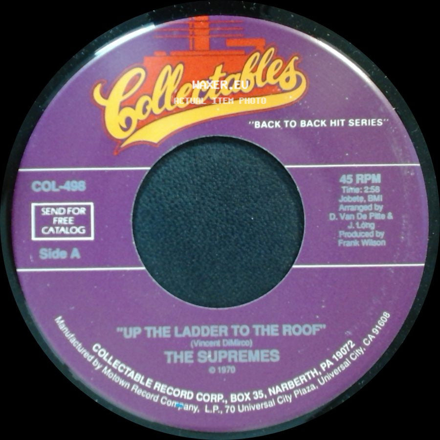 The Supremes - Up The Ladder To The Roof / Nathan Jones side A