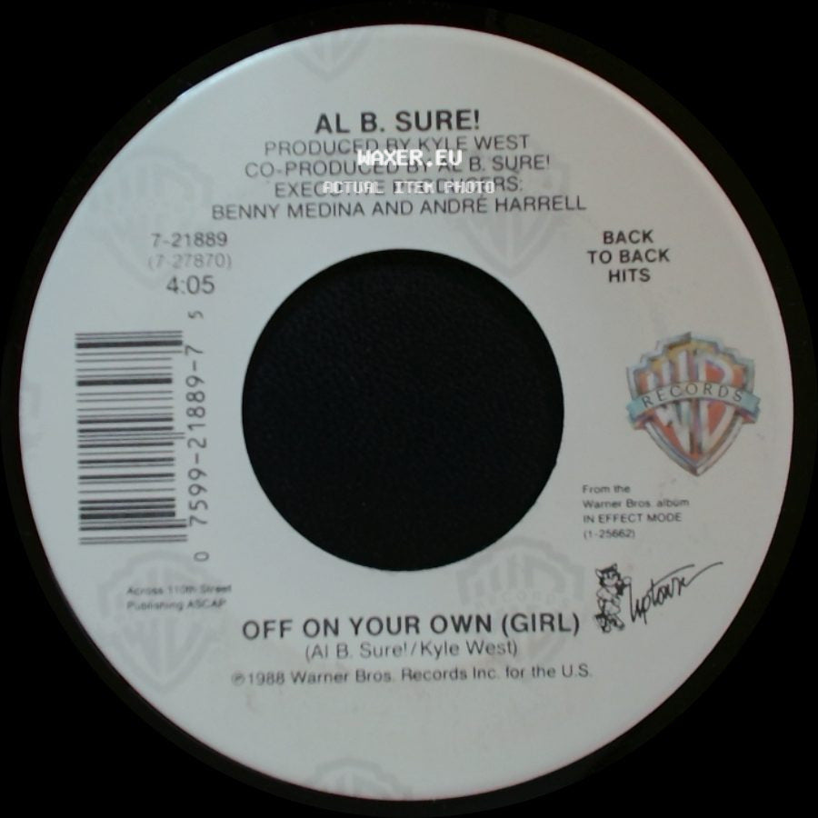 Al B. Sure! - Off On Your Own (Girl) / Nite And Day side A