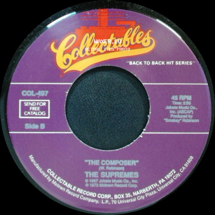The Supremes - No Matter What Sign You Are / The Composer side B