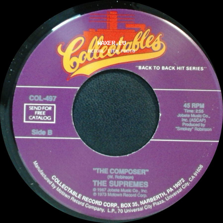 The Supremes - No Matter What Sign You Are / The Composer side B