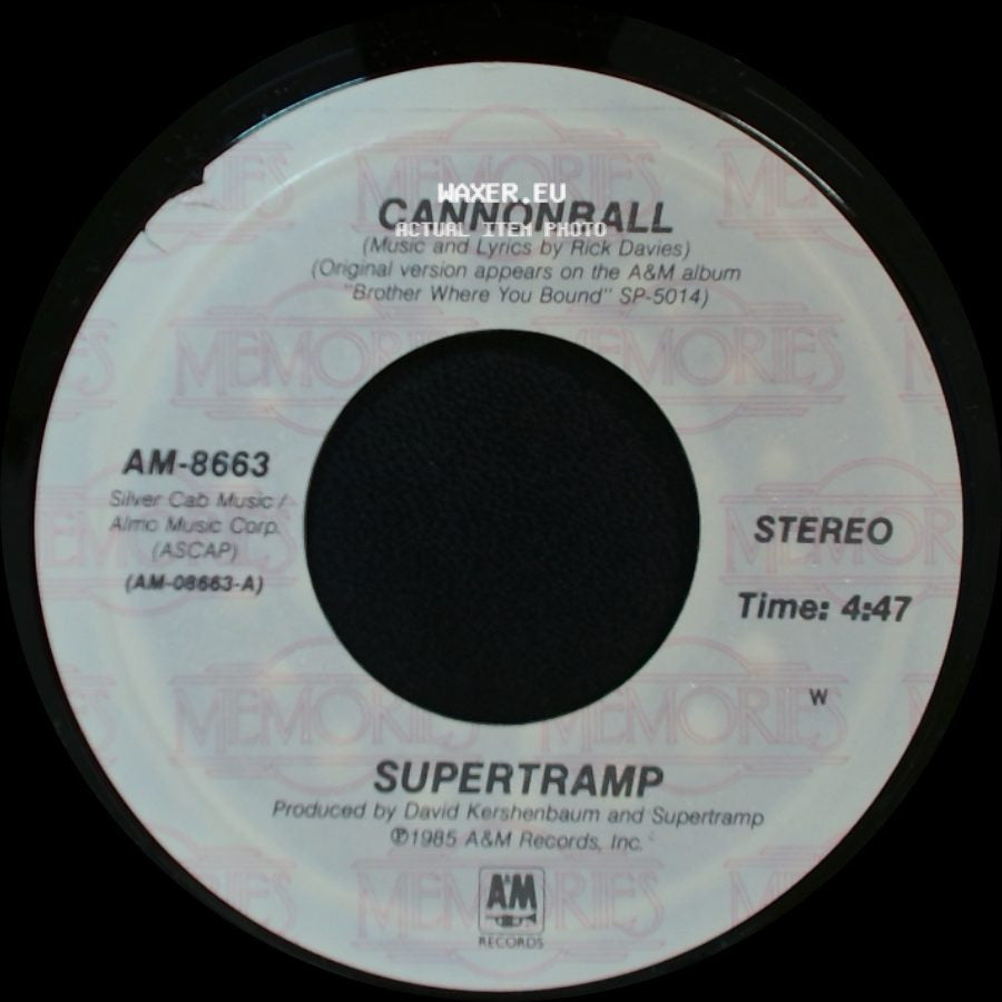 Supertramp - Better Days / Cannonball side B