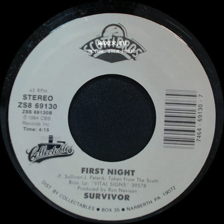 Survivor - I Can't Hold Back / First Night side B