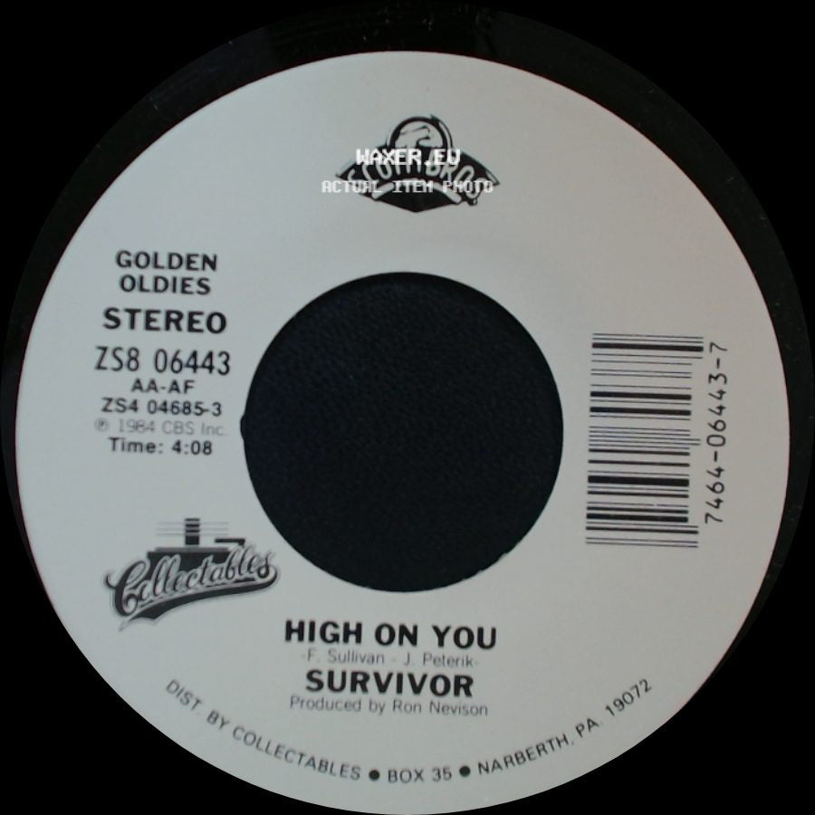 Survivor - The Search Is Over / High On You side B