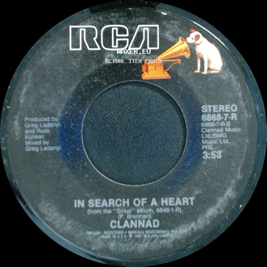 Clannad - In Search Of A Heart / Something To Believe In side A