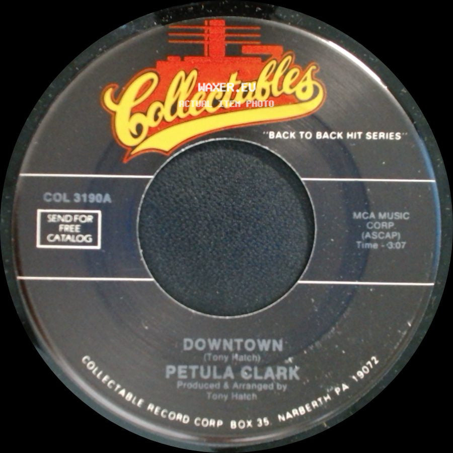 Petula Clark - Downtown / Kiss Me Goodbye side A