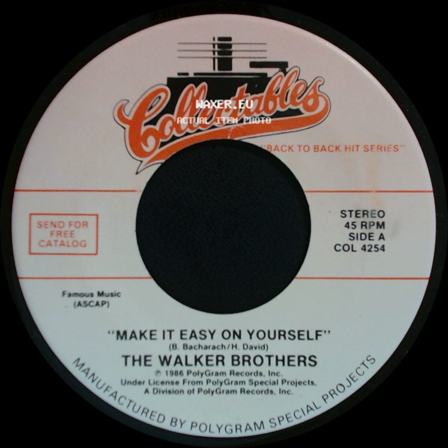 The Walker Brothers / Lou Christie - Make It Easy On Yourself / Rhapsody In The Rain side A