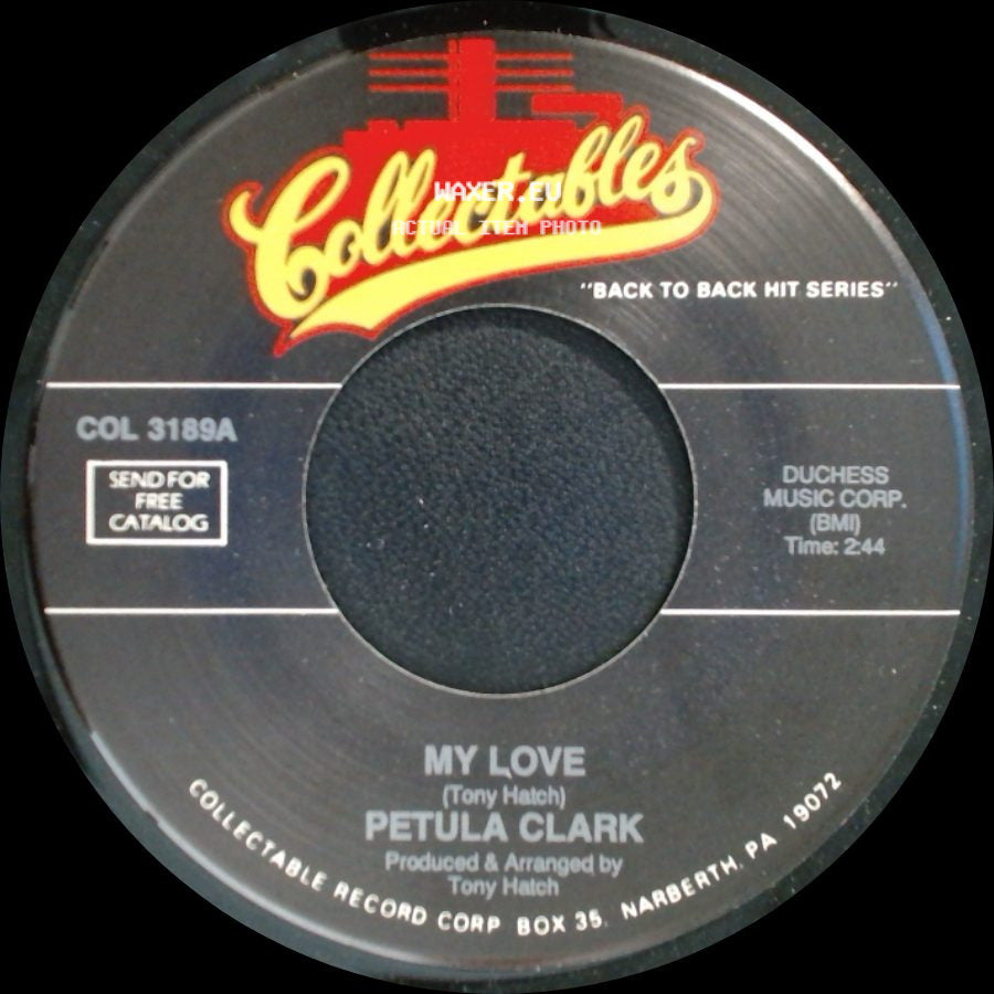 Petula Clark - My Love / A Sign Of The Times side A