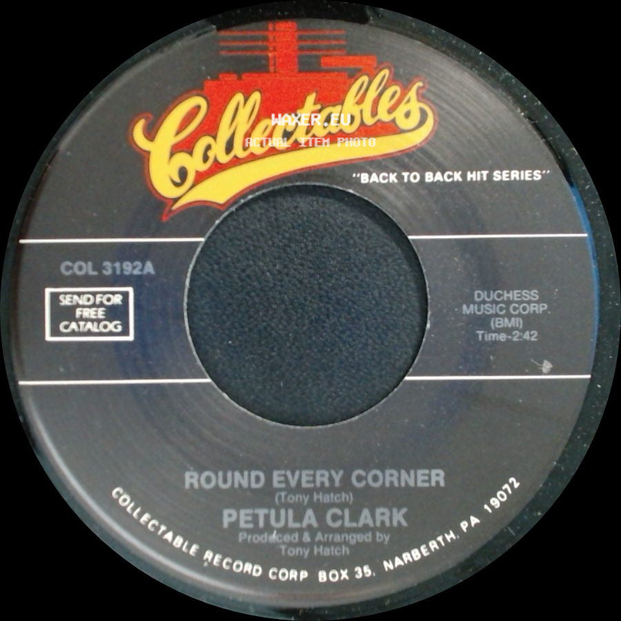 Petula Clark - Round Every Corner / Color My World side A