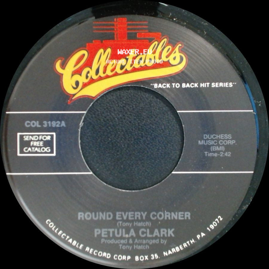 Petula Clark - Color My World / Round Every Corner side B