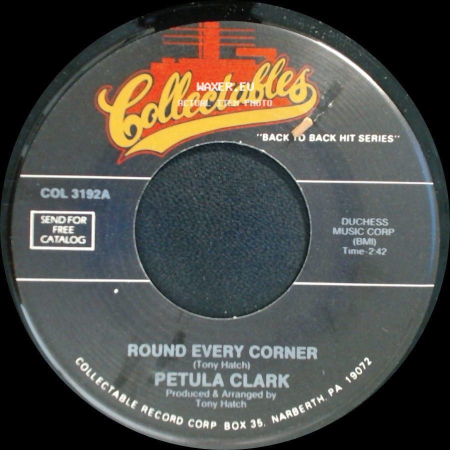 Petula Clark - Color My World / Round Every Corner side B