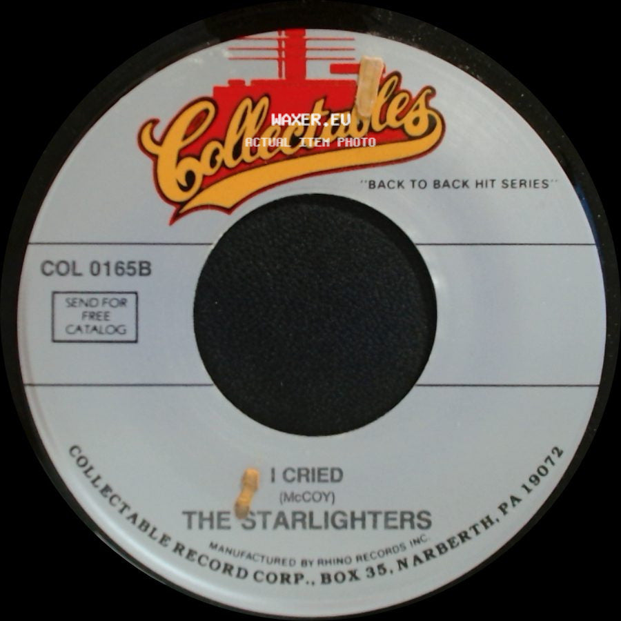 The Starlighters / Sam Hawkins - I Cried / King Of Fools side A