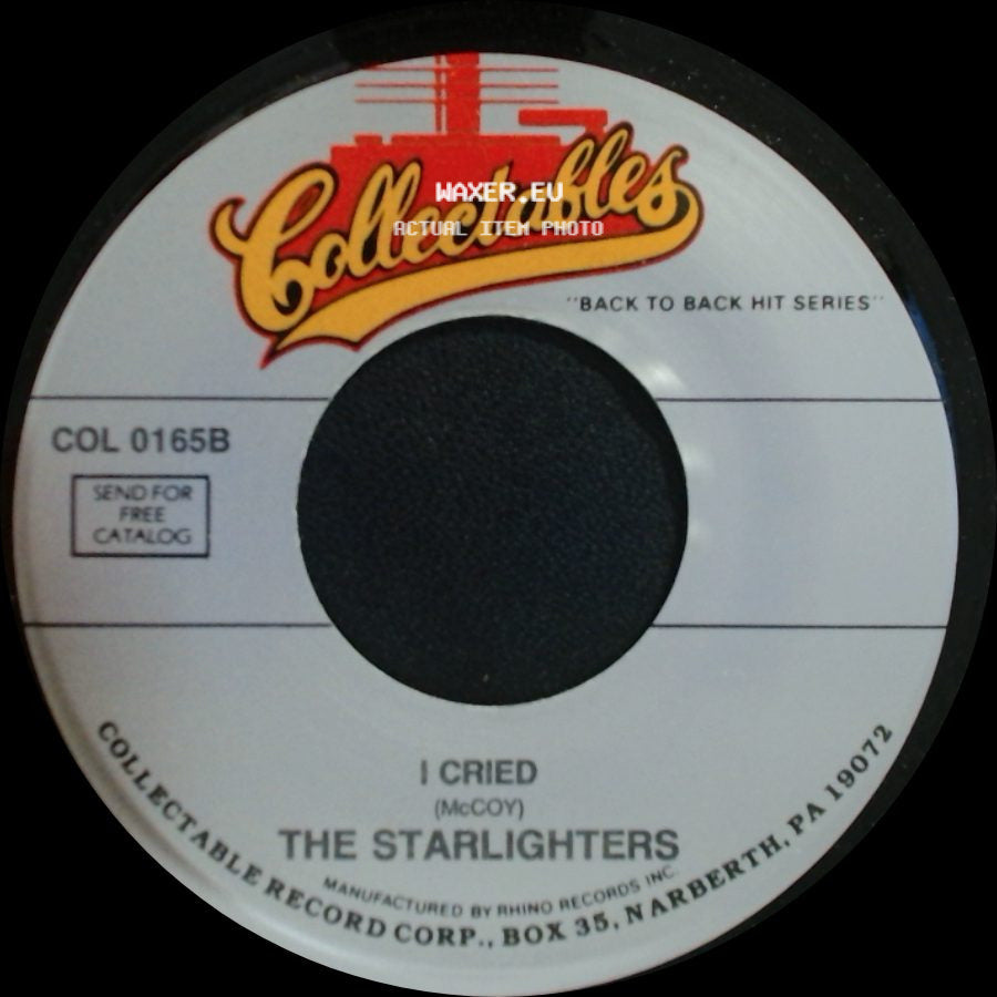 Sam Hawkins / The Starlighters - King Of Fools / I Cried side B