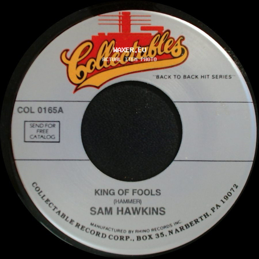 The Starlighters / Sam Hawkins - I Cried / King Of Fools side B