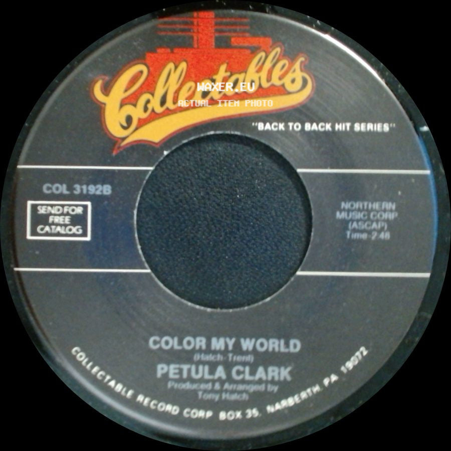 Petula Clark - Color My World / Round Every Corner side A