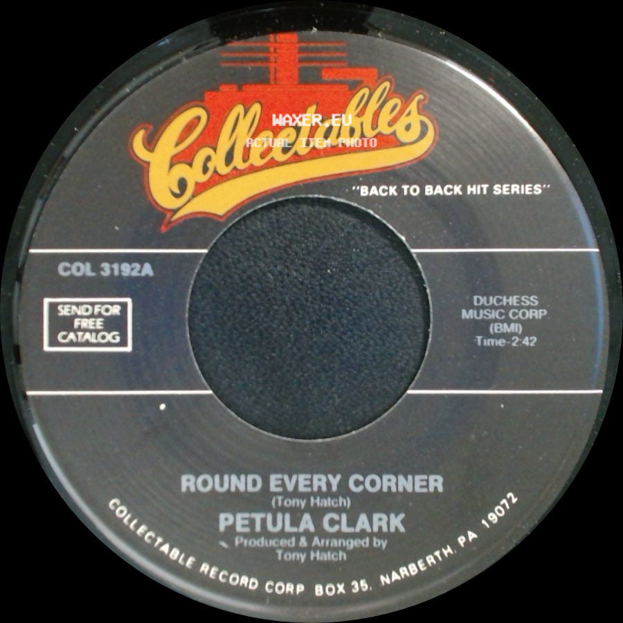 Petula Clark - Color My World / Round Every Corner side B