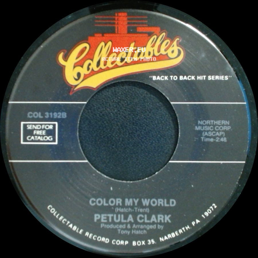 Petula Clark - Color My World / Round Every Corner side A