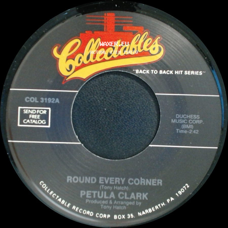 Petula Clark - Color My World / Round Every Corner side B