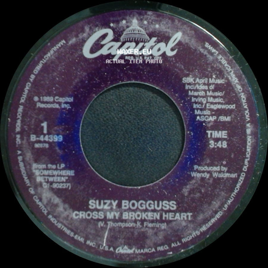 Suzy Bogguss - Cross My Broken Heart / Hopeless Romantic side A