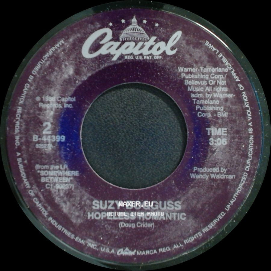 Suzy Bogguss - Cross My Broken Heart / Hopeless Romantic side B