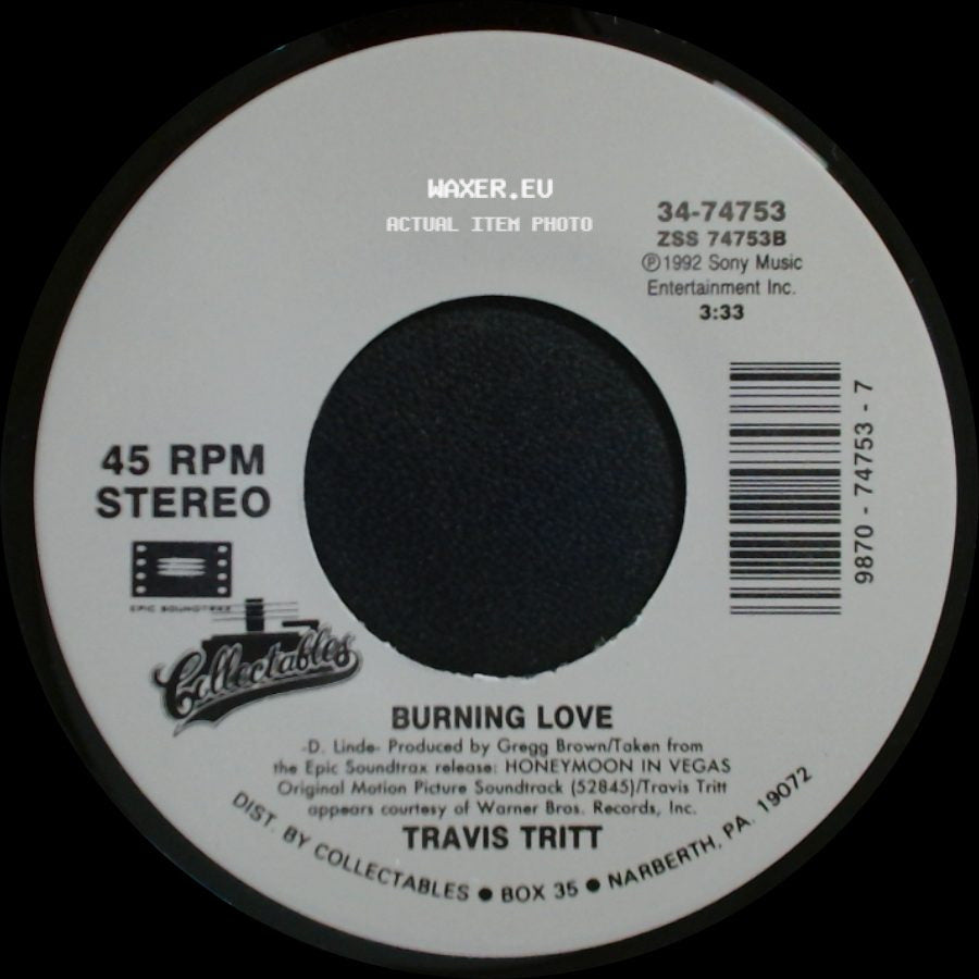 Travis Tritt / Dwight Yoakam - Burning Love / Suspicious Minds (Radio Edit) side A