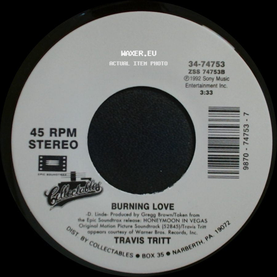 Travis Tritt / Dwight Yoakam - Burning Love / Suspicious Minds (Radio Edit) side A