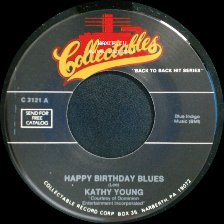 Kathy Young / Austin Roberts - Happy Birthday Blues / Something's Wrong With Me side A