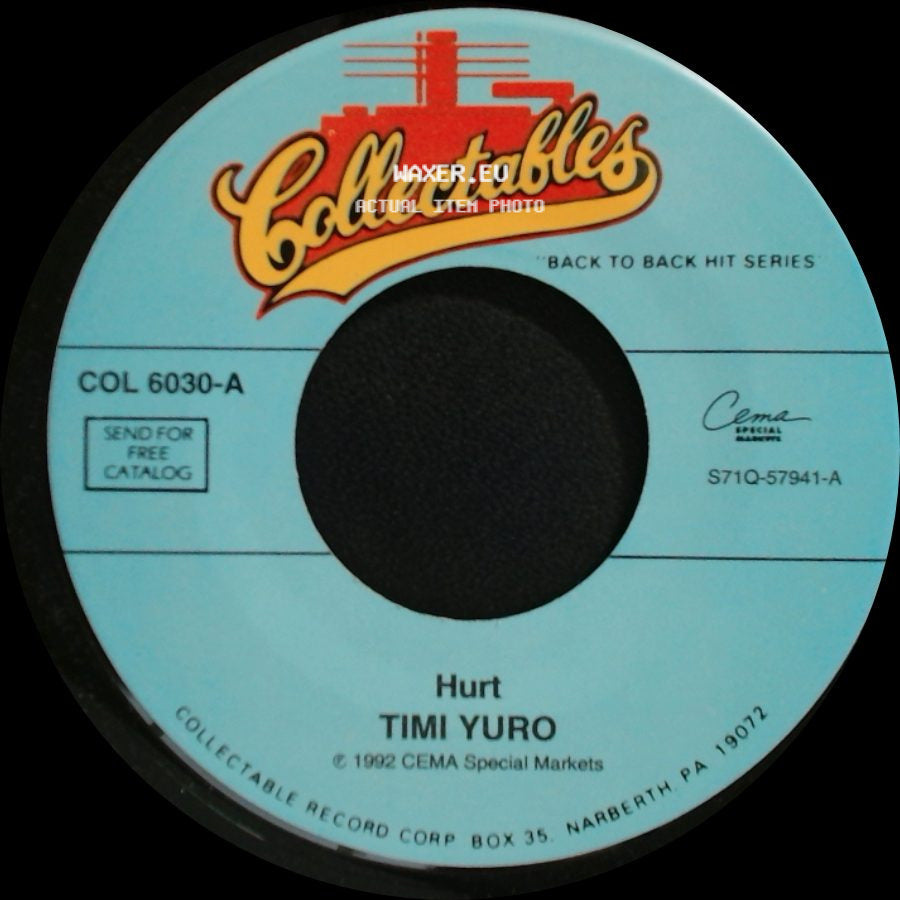 Timi Yuro - Hurt / What's A Matter Baby side A