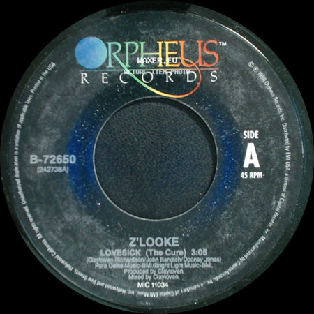 Z'looke - Lovesick (The Cure) / Lovesick (Doctor's Groove) side A