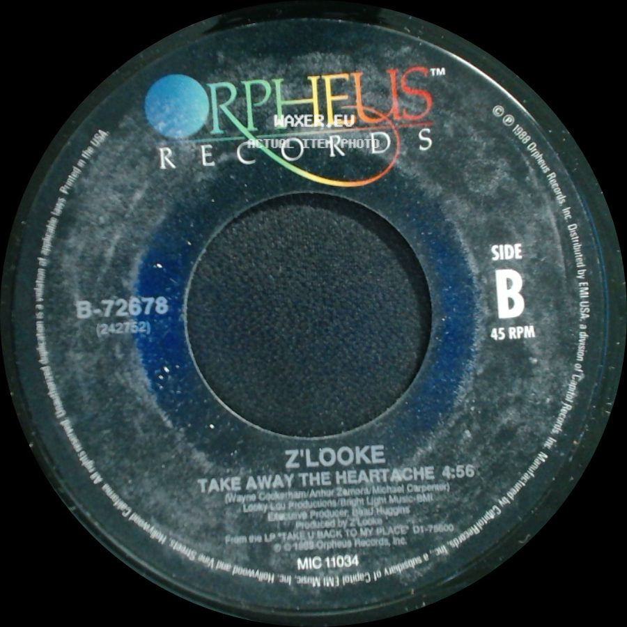 Z'looke - Gitchi Lu / Take Away The Heartache side B