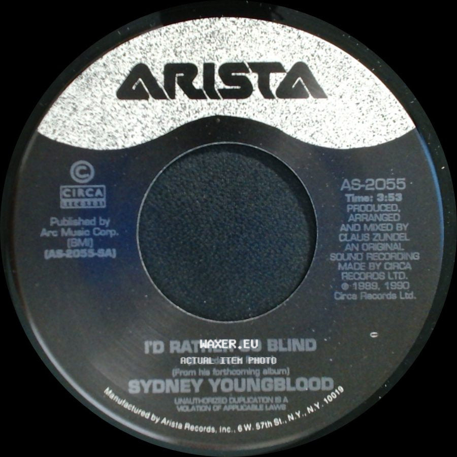 Sydney Youngblood - Could It Be (I'm In Love) / I'd Rather Go Blind side B